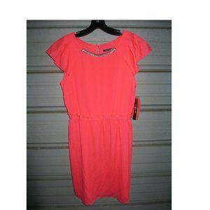 Beautiful BRIGHT Fluorescent Dress Size Medium NEW Juniors
